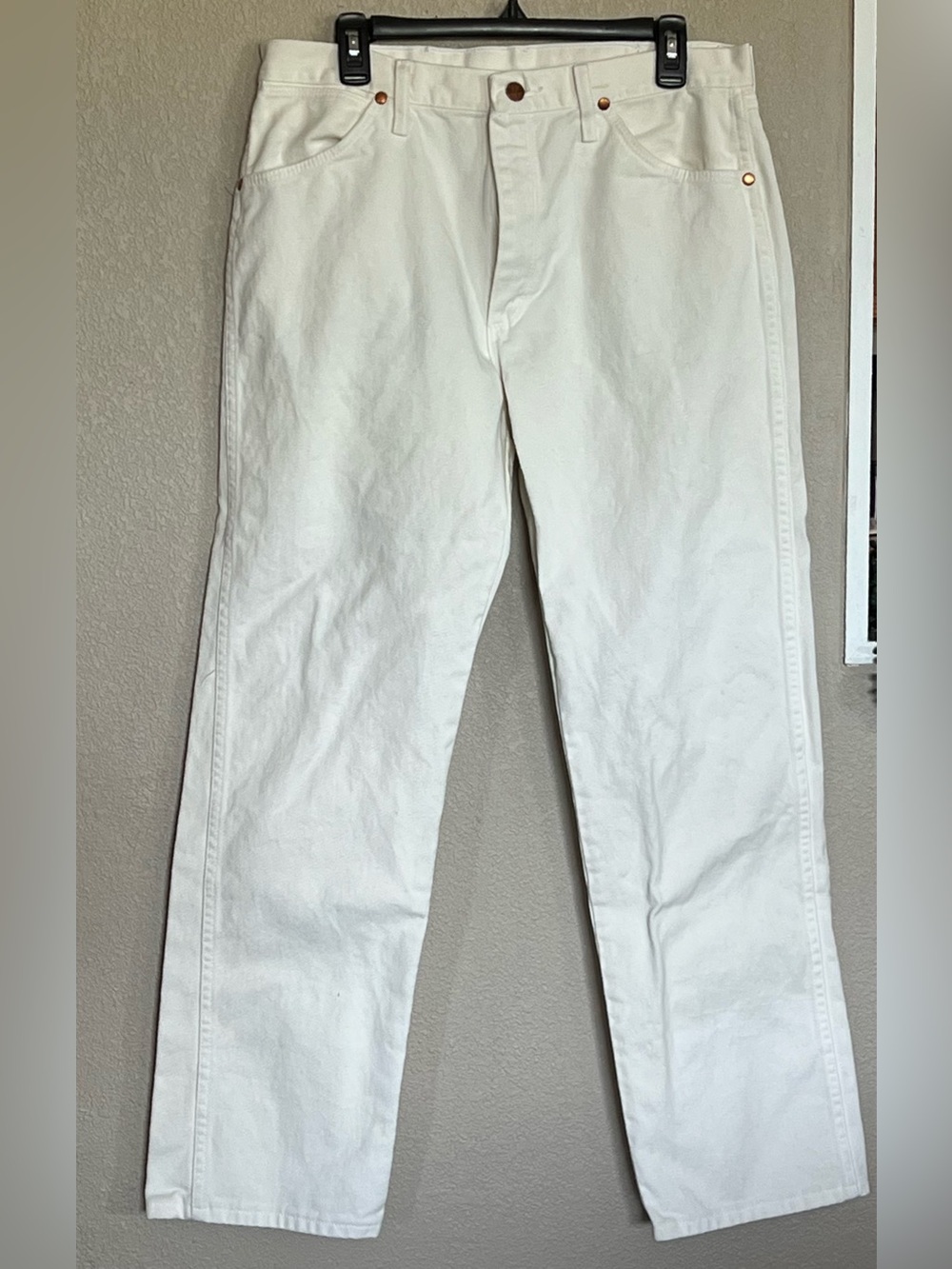 Vintage Wrangler cream Straight Leg Men's Jeans